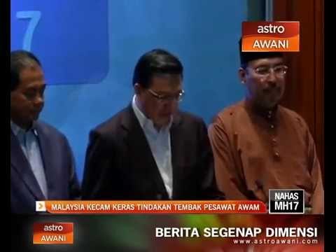 Malaysia kecam keras tindakan tembak pesawat awam