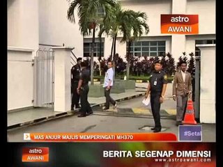 MAS anjur majlis memperingati MH370