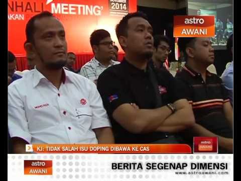 KJ: Tidak salah isu doping dibawa ke CAS