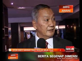 Irfan Bakti sahkan Fauzi Roslan milik Felda United