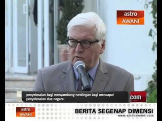 Jerman harap perjanjian damai dicapai