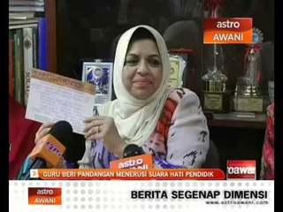 Guru beri pandangan menerusi Kad Suara Hati Pendidik