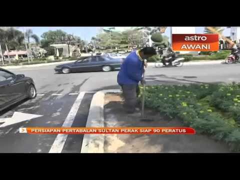 Persiapan pertabalan Sultan Perak siap 90 peratus