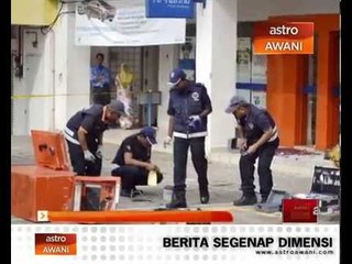 Empat lelaki bertopeng larikan mesin ATM