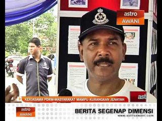 Kerjasama PDRM-masyarakat mampu kurangkan jenayah