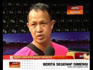 Piala Thomas: Reaksi jurulatih beregu Indonesia