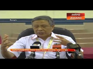 Keputusan PRK P091 diketahui seawal jam 11 malam