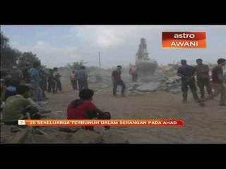 25 sekeluarga terbunuh dalam serangan hari Ahad