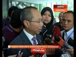 Peranan bursa dan SC sebagai badan penilai kepelbagaian