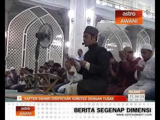 Kapten Zahari disifatkan komited dengan tugas