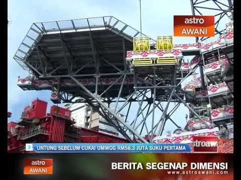 Untung sebelum cukai UMWOG RM58.3 juta suku pertama