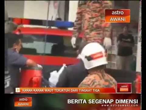 Kanak-kanak maut terjatuh dari tingkat tiga