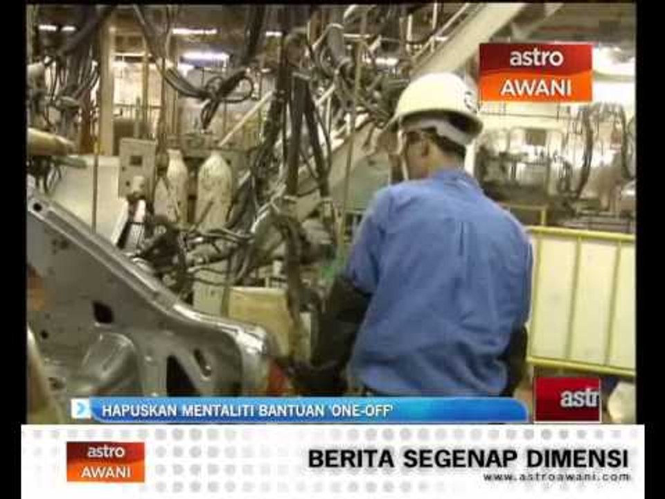 Hapuskan mentaliti bantuan 'one-off'