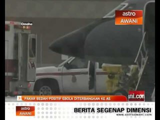 Pakar bedah positif ebola diterbangkan ke AS