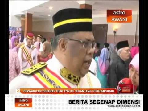 Perwakilan diharap beri fokus sepanjang perhimpunan