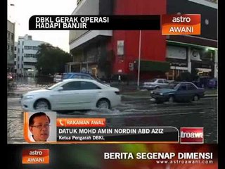 DBKL gerak operasi hadapi banjir