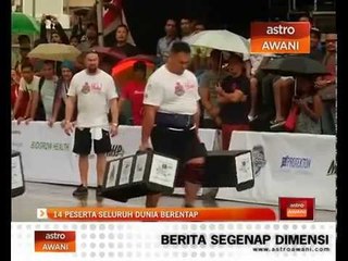 14 peserta seluruh dunia berentap Strongman Champions League
