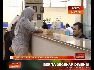 Trend kutipan cukai semakin mengingkat