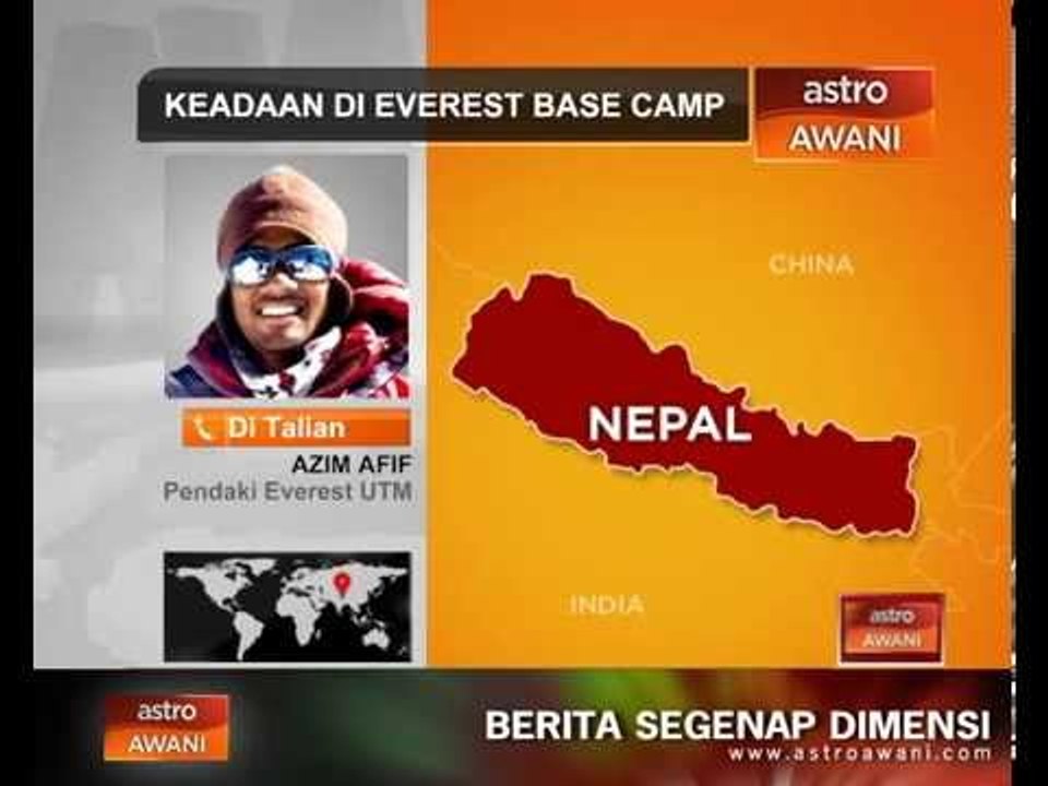 Gempa bumi Nepal: Keadaan di Everest Base Camp