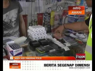 Agen judi diberkas polis
