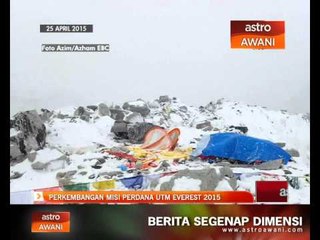 Perkembangan misi perdana UTM Everest 2015