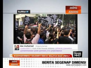 #JusticeForMH17 solidariti rakyat Malaysia buat #MH17