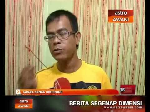 Kanak-kanak dikurung