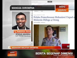 Mahasiswi Malaysia dirompak di Bandung