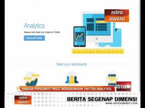 Analisa populariti Tweet menggunakan Twitter Analytics
