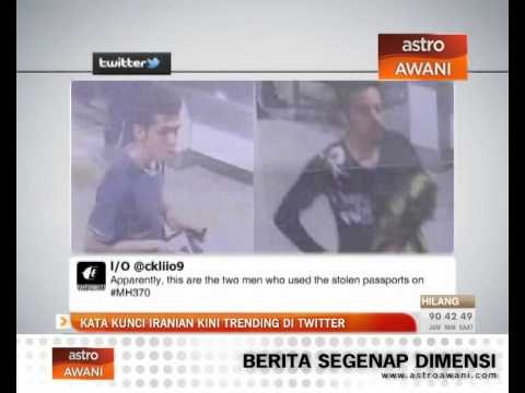 Kata kunci Iranian trending di Twitter