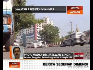 Lawatan Presiden Myanmar