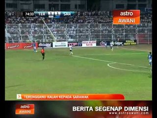 Terengganu kalah kepada Sarawak