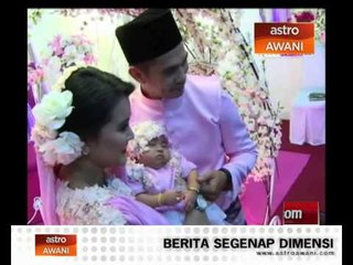 Majlis cukur jambul anak Fizz Fairuz dan Almy Nadia