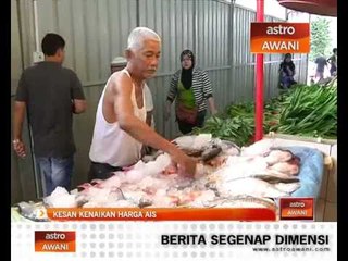 Kesan kenaikan harga ais