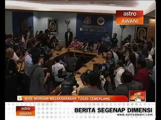 Mike Morgan melaksanakan tugas cemerlang