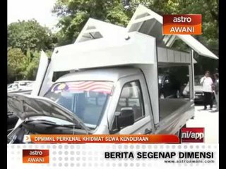 DPMMKL perkenal khidmat sewa kenderaan