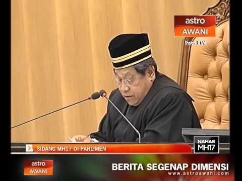 Persidangan Dewan Rakyat Khas MH17