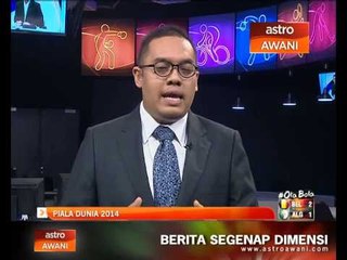 Debaran perlawanan Piala Dunia 2014 (19 Jun)