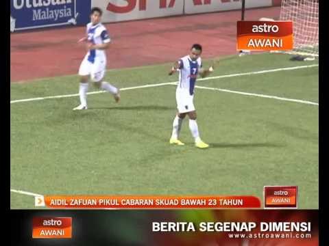 Aidil Zafuan pikul cabaran skuad bawah 23 tahun negara