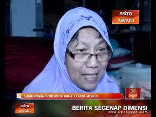 Sumbangan Aidiladha bantu fakir miskin