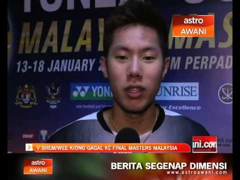 V Shem/Wee Kiong gagal ke final Masters Malaysia
