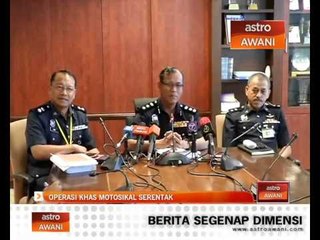 Operasi khas motosikal serentak