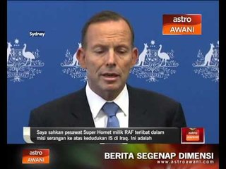 Australia lancar serangan udara pertama ke atas IS
