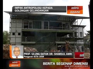 Impak antropologi kepada golongan gelandangan