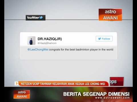 Netizen ucap tahniah kelahiran anak kedua Datuk Lee Chong Wei