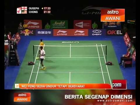 Wei Feng sedia berundur tetapi bersyarat