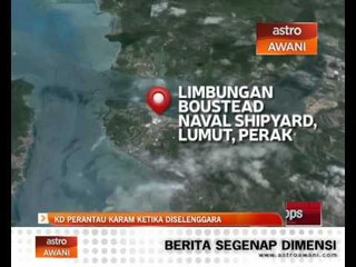 KD Perantau karan ketika diselenggara