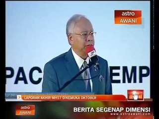 Laporan akhir MH17 dikemuka Oktober