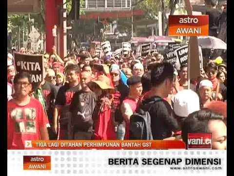 Dua lagi ditahan Perhimpunan Bantah GST