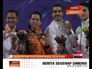 Anugerah SAM telus dalam menilai calon akhir
